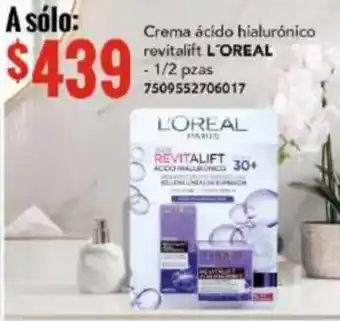 City Club Crema ácido hialurónico revitalift L'OREAL - 1/2 pzas 7509552706017 oferta