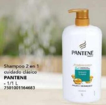 City Club Shampoo 2 en 1 cuidado clásico PANTENE 1/1L oferta