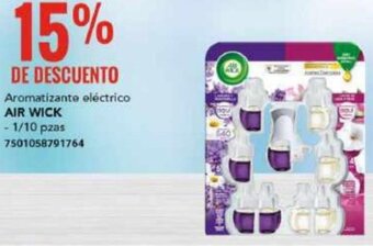 Aromatizante eléctrico AIR WICK 1/10PZAS