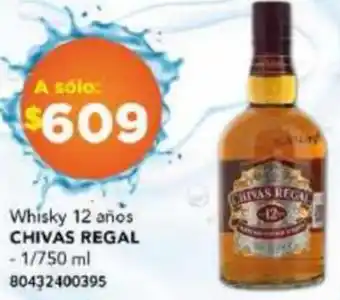 City Club Whisky 12 años CHIVAS REGAL 1/750ML oferta