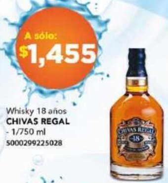 City Club Whisky 18 años CHIVAS REGAL 1/750ML oferta