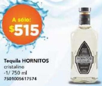City Club Tequila HORNITOS cristalino 1/750ML oferta
