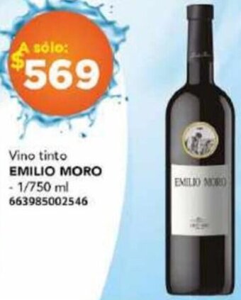 City Club Vino tinto EMILIO MORO -1/750 ml 663985002546 oferta