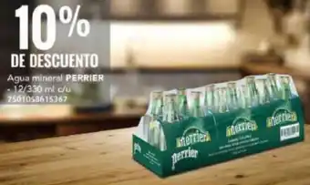 City Club Agua mineral PERRIER - 12/330 ml c/u 7501058615367 oferta
