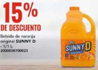 City Club Bebida de naranja original SUNNY D - 1/1 L 2000030700923 oferta