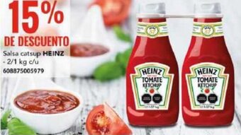 City Club Salsa catsup HEINZ - 2/1 kg c/u 608875005979 oferta