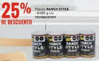 Frijoles RANCH STYLE - 8/425 g c/u 7501006501971