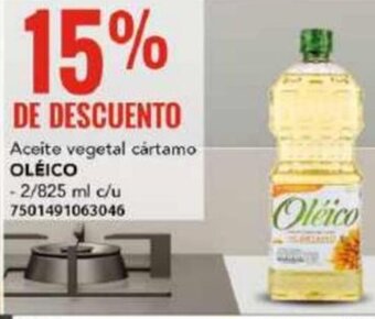 City Club Aceite vegetal cártamo OLÉICO 2/825ML oferta