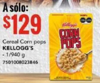 City Club Cereal Corn pops KELLOGG'S - 1/940 g 7501008023846 oferta