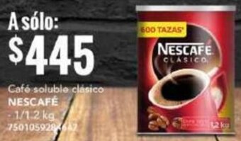 City Club Café soluble clásico NESCAFÉ 1/1.2KG oferta