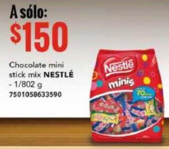 City Club Chocolate mini stick mix NESTLÉ - 1/802 g 7501058633590 oferta