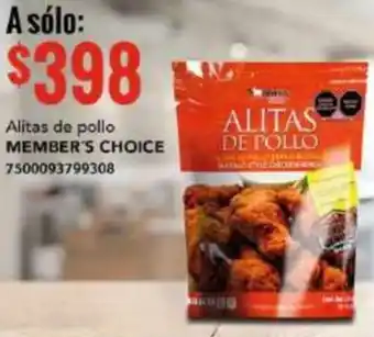 City Club Alitas de pollo MEMBER'S CHOICE 7500093799308 oferta