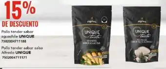 Pollo tender sabor aguachile UNIQUE 7502004711188