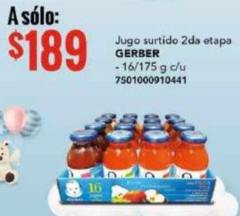 City Club Jugo surtido 2da etapa GERBER 16/175g oferta