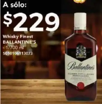 City Club Whisky Finest BALLANTINE'S - 1/700 ml 5010106113073 oferta