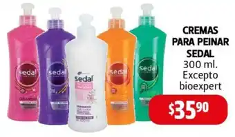Farmacias Guadalajara CREMAS PARA PEINAR SEDAL 300 ml. Excepto bioexpert oferta