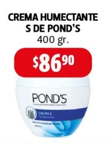 Farmacias Guadalajara CREMA HUMECTANTE S DE POND'S 400 gr. oferta