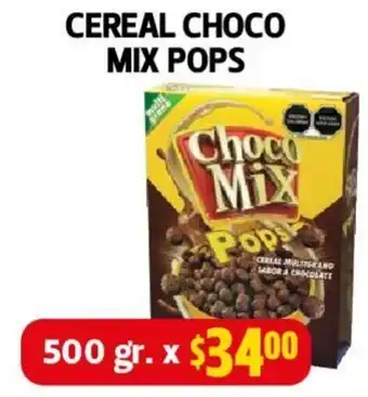 Farmacias Guadalajara CEREAL CHOCO MIX POPS 500 gr. oferta