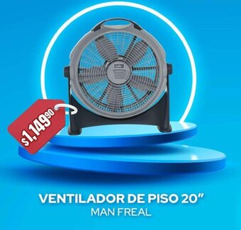 Woolworth VENTILADOR DE PISO 20" MAN FREAL oferta