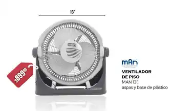 VENTILADOR DE PISO MAN 13",