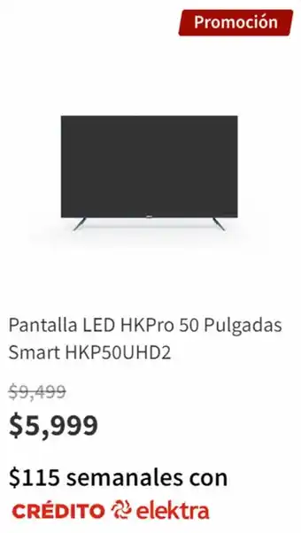 Pantalla LED HKPro 50 Pulgadas Smart HKP50UHD2