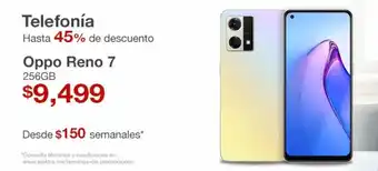 Elektra Oppo Reno 7 256GB oferta