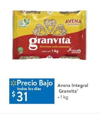 Avena Integral Granvita 1 kg