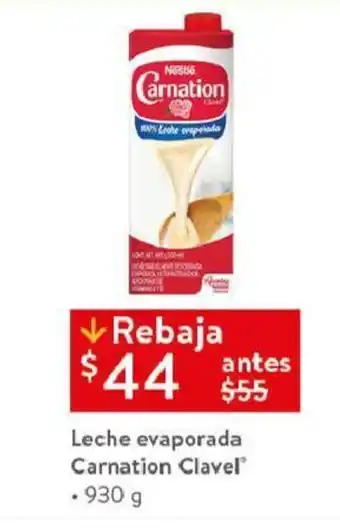 Leche evaporada Carnation Clavel 930 g