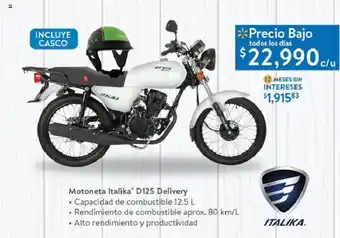 Motoneta Italika D125 Delivery
