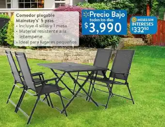 Comedor plegable Mainstay's 5 pzas