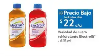 Variedad de suero rehidratante Electrolit • 625 ml