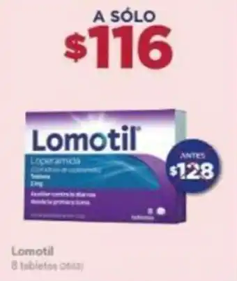 Lomotil 8 tabletas