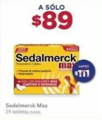 Sedalmerck Max 24 tabletas