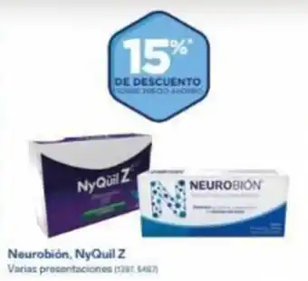 Neurobión, NyQuil Z Varias presentaciones