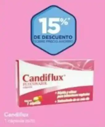 Farmacias Benavides Candiflux 1 capsulas oferta