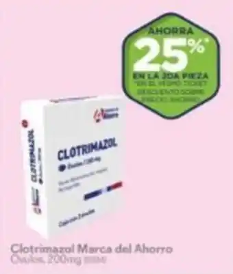 Farmacias Benavides Clotrimazol Marca del Ahorro Ovulos, 200mg oferta