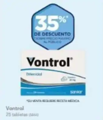 Vontrol 25 tabletas