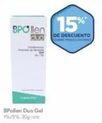 Farmacias Benavides BPollen Duo Gel 1% / 5%, 30g oferta