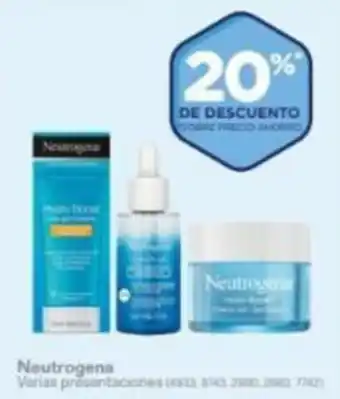 Neutrogena varias presentaciones