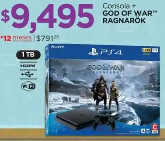 Chedraui Consola + GOD OF WAR™ RAGNARÖK oferta
