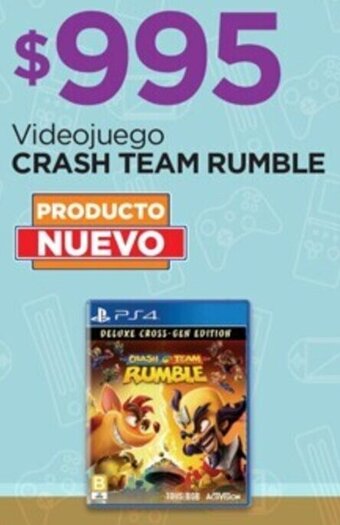 Chedraui Videojuego CRASH TEAM RUMBLE oferta
