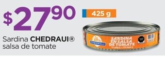 Chedraui Sardina CHEDRAUIⓇ salsa de tomate oferta