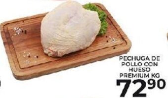 Alsuper PECHUGA DE POLLO CON HUESO PREMIUM KG oferta