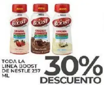 Alsuper TODA LA LINEA BOOST DE NESTLE 237 ML oferta