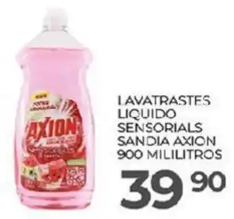 Alsuper LAVATRASTES LIQUIDO SENSORIALS SANDIA AXION 900 MILILITROS oferta