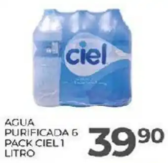 Alsuper AGUA PURIFICADA 6 PACK CIEL1 LITRO oferta