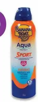 Bronceadores y protectores solares banana boat o hawaiian tropic x 2