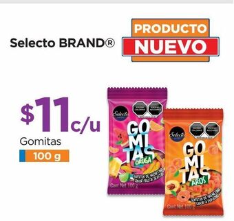 Chedraui Gomitas selecto brand 100g oferta