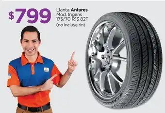 Llanta antares mod. ingens 175/70 r13 82t