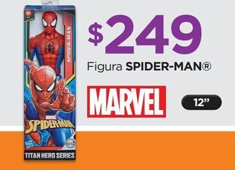 Chedraui Figura spider-man 12 oferta